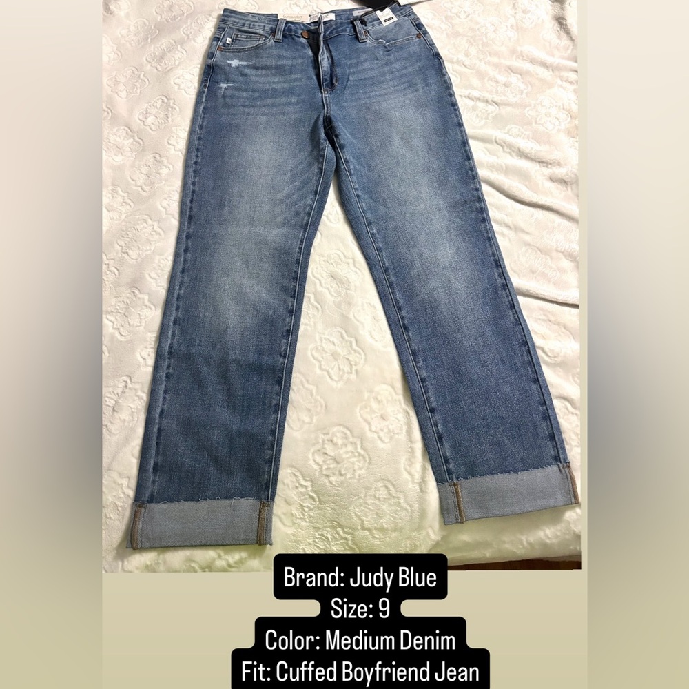 Judy Blue Light Blue Boyfriend Jeans